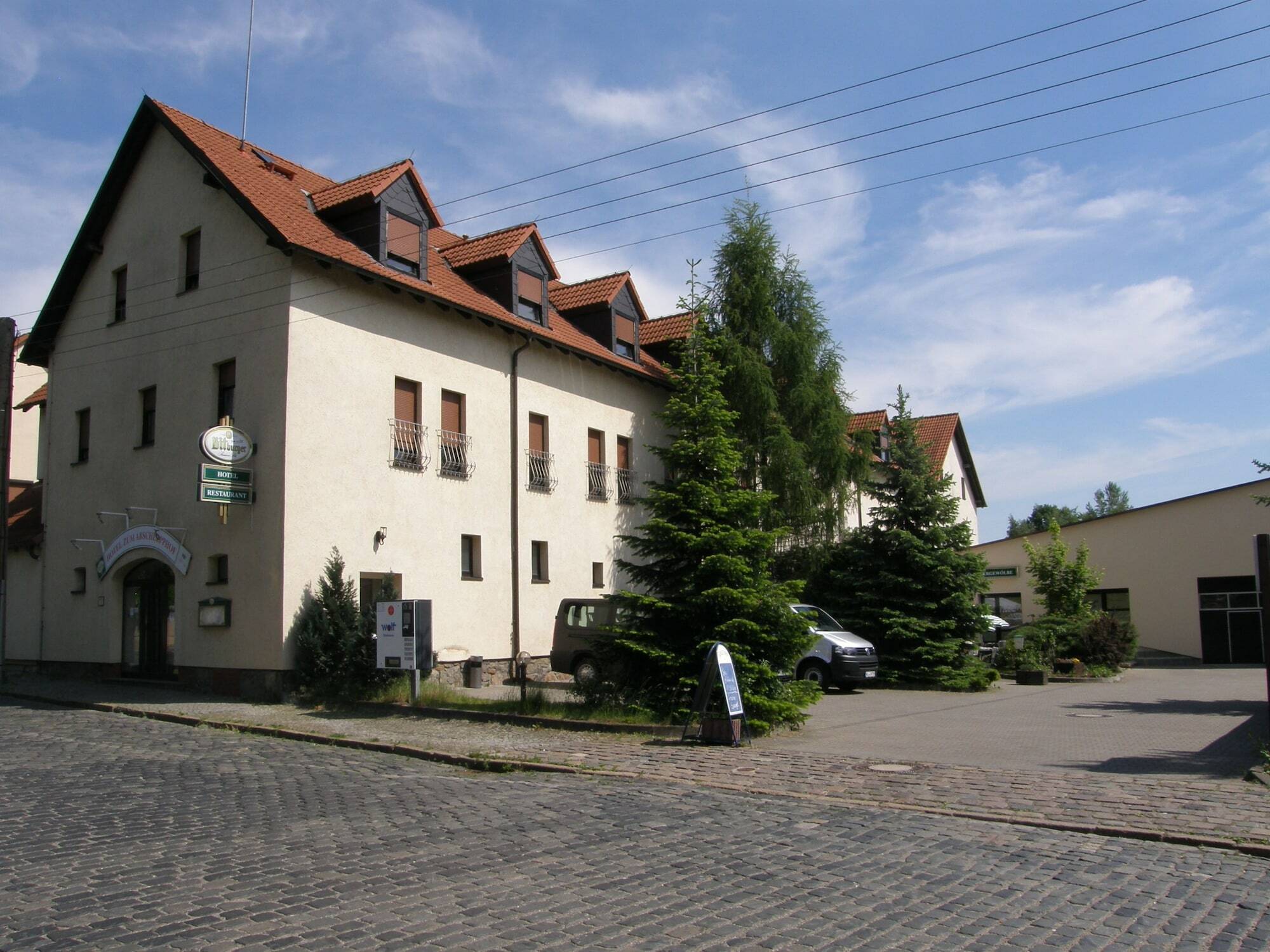 Hotel Zum Abschlepphof Lipsko Exteriér fotografie